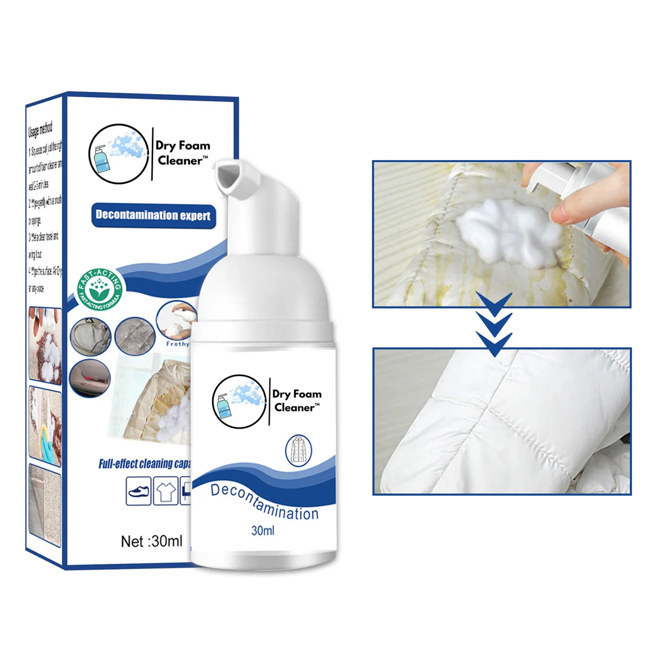 Nettoyant en mousse sèche-COD