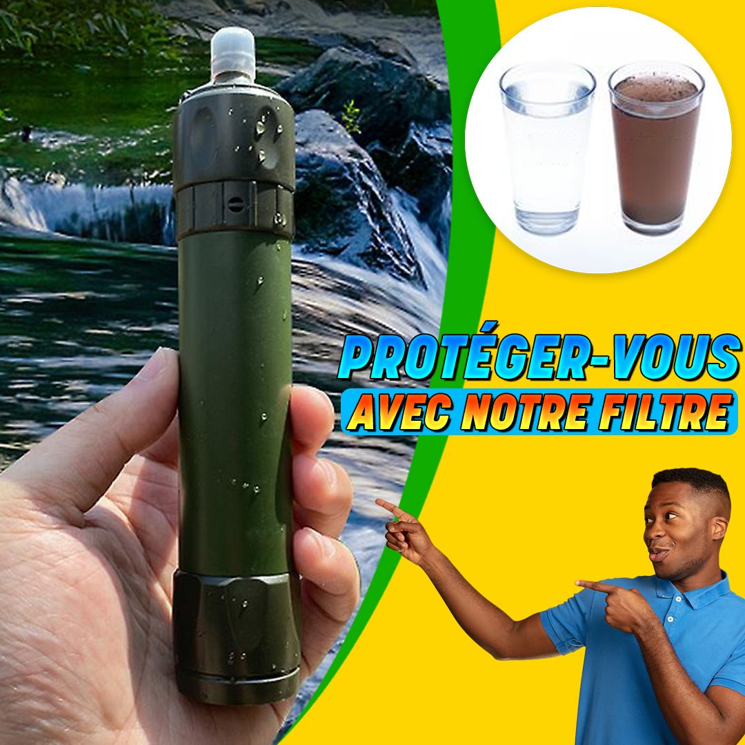 Mini Camping Purification Water Filter Straw-COD