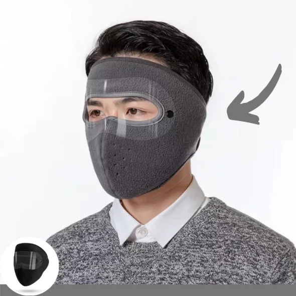 A máscara anti-frio 3 em 1 -Gabão